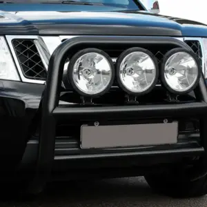 Кенгурятник WT018 Black (нерж) для Nissan Navara 2006–2015