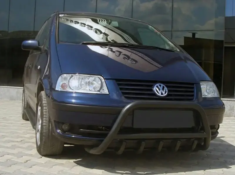Кенгурятник WT003 Black (нерж) для Ford Galaxy 1995–2006