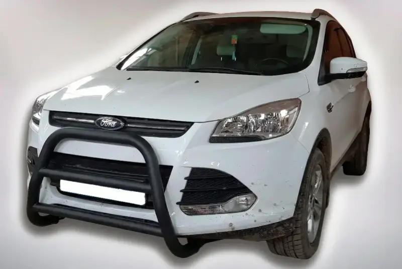 Кенгурятник WT018 Black (нерж.) для Ford Kuga/Escape 2013–2019