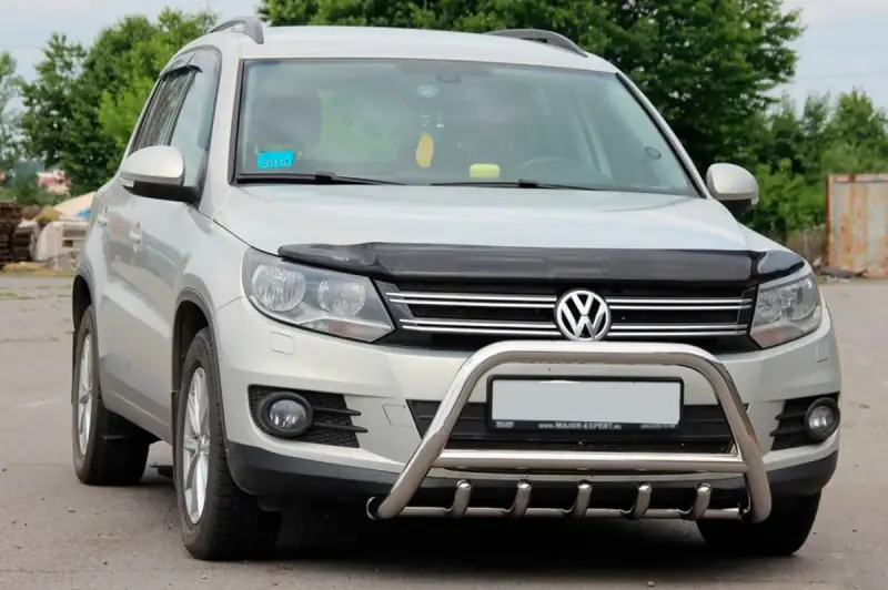 Кенгурятник WT003 (нерж) для Volkswagen Tiguan 2007–2016
