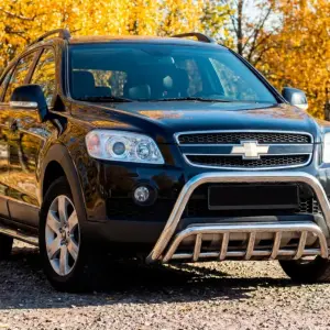 Передня дуга WT002 (нерж.) для Chevrolet Captiva 2006–2019