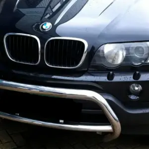 Кенгурятник WT015 (нерж) для BMW X5 E53 1999–2006