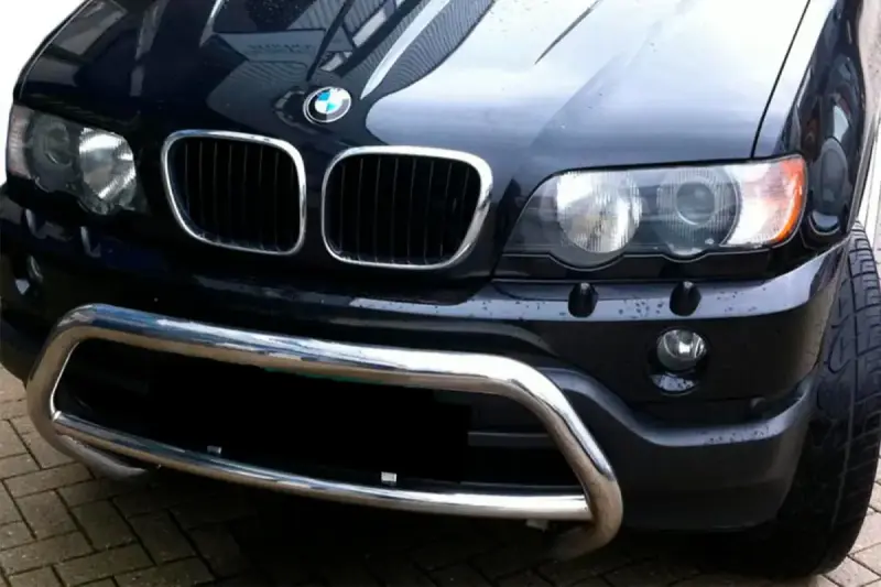 Кенгурятник WT015 (нерж) для BMW X5 E53 1999–2006