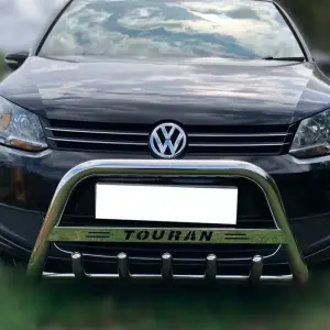 Кенгурятник (нерж) для Volkswagen Touran 2010–2015