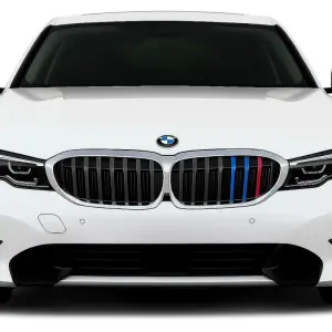 Ніздрі 1 Bar (2018-2022, M-Color з хром окантовкою) для BMW 3 серія G20/G21 2018–