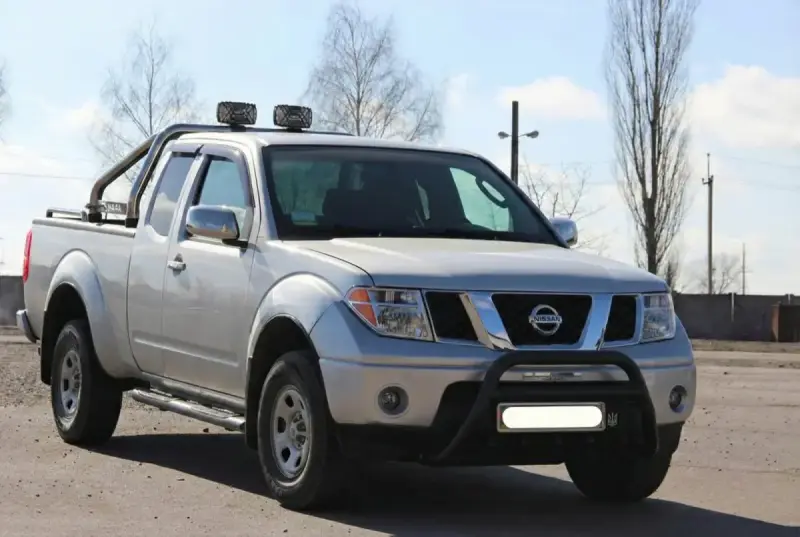 Кенгурятник WT003 Black (нерж) для Nissan Navara 2006–2015