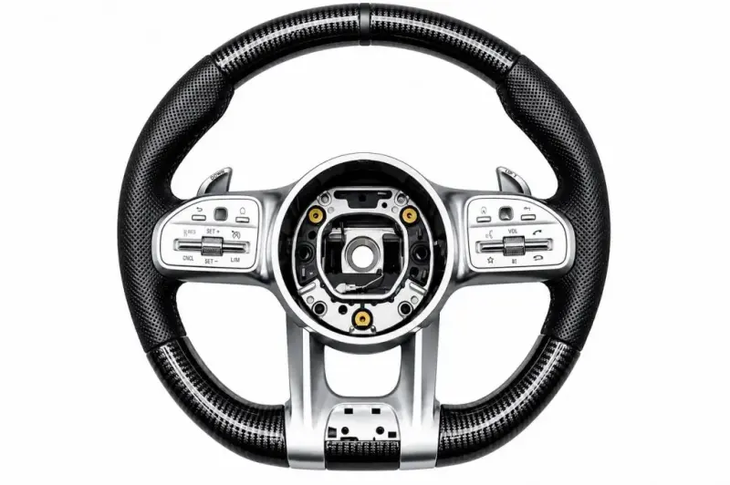 Кермо AMG-Style (Карбон + сірі кнопки) для Mercedes-Benz R-class W251 2005–2017