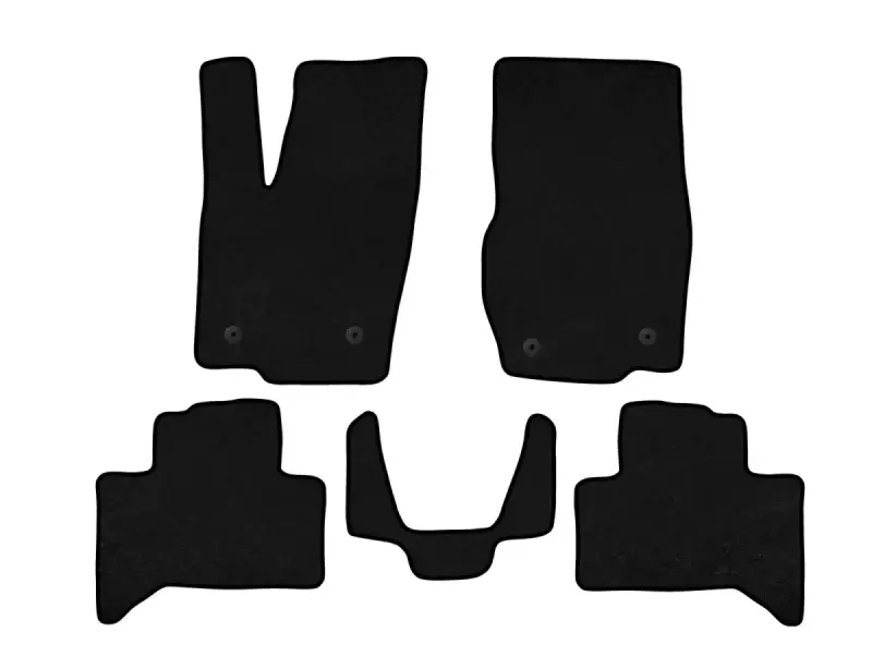 Килимки текстильні Deluxe (Чорний) для Toyota Land Cruiser Prado 250 2023–