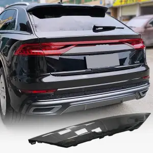 Накладка над номером (2019-2022, Карбон) для Audi Q8 2018–