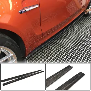 Накладки на пороги Карбон (для E82, Карбон) для BMW 1 серія E81/E82/E87/E88 2004–2011