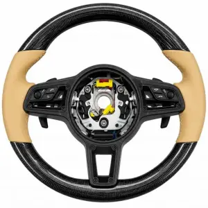Кермо (Карбон+ бежевий) для Porsche Boxster/Cayman 981 2013–2016
