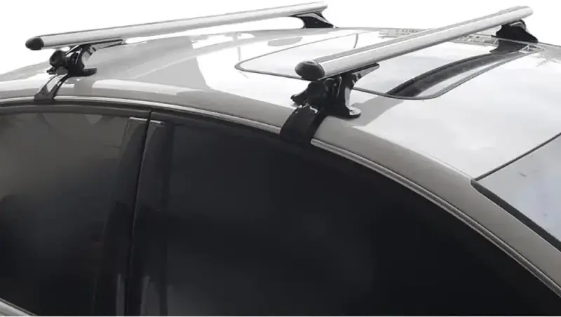 Автобагажник для гладкого даху Oluksuz V4 (хром, пара) для Opel Meriva 2002–2010
