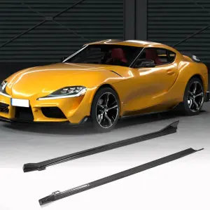 Бокові пороги (Карбон) для Toyota Supra 2019–