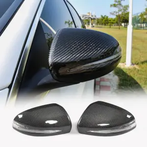 Кришки дзеркал V2 (Карбон) для Mercedes-Benz C-class W205 2014–2021