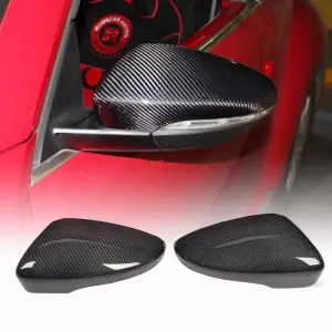 Накладки на дзеркала (Карбон) для Volkswagen Scirocco 2008–2017