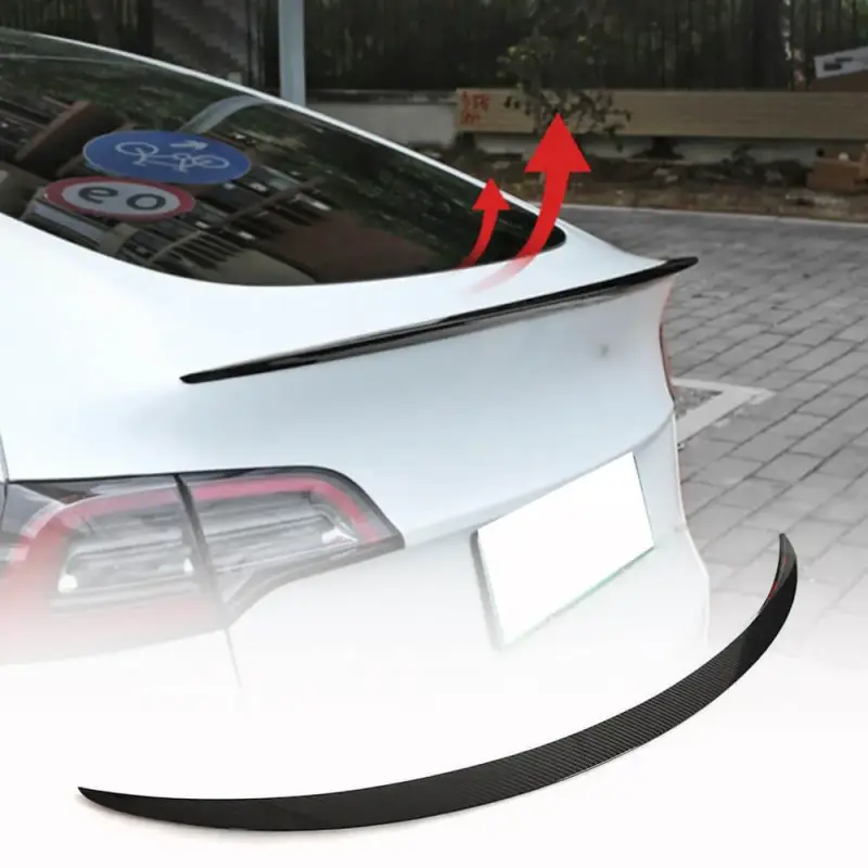 Спойлер V5 (2017-2023, Карбон) для Tesla Model 3 2017–