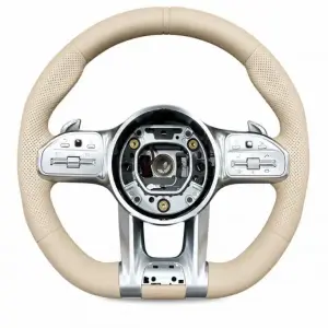 Кермо AMG 2018-Style (бежевий, 3pin) для Mercedes-Benz AMG GT C190/R190 2014–2022