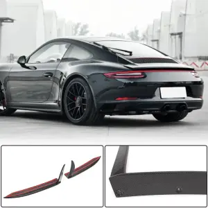 Накладки на задній бампер (для Carrera 4 GTS 2017-2018, Карбон) для Porsche 911 (991) 2011–2019