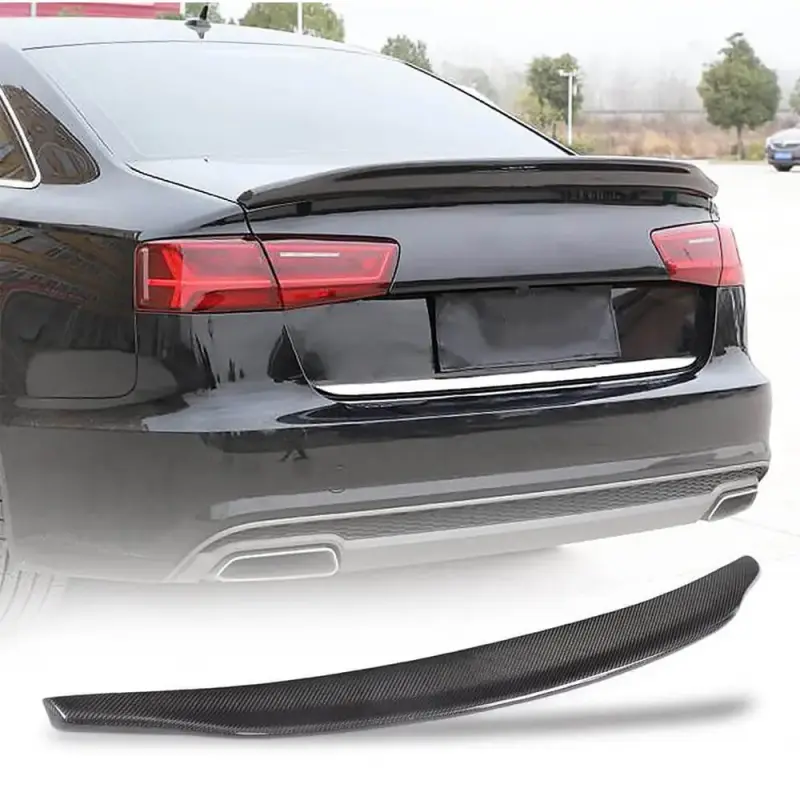 Спойлер Lip V2 (Карбон) для Audi A6 C7 2011–2018