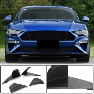 Накладки на протитуманки (2018-2021, Карбон) для Ford Mustang 2015–2023
