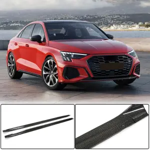 Бокові пороги (для S3 Sedan, Карбон) для Audi A3 2020–