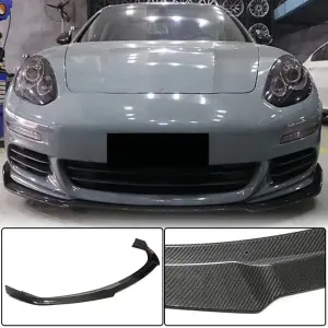 Накладка на передній бампер Lip (для Base 2013-2016, Карбон) для Porsche Panamera 2009–2016