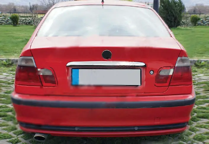 Хром планка над номером для BMW 3 серія E46 1998–2006