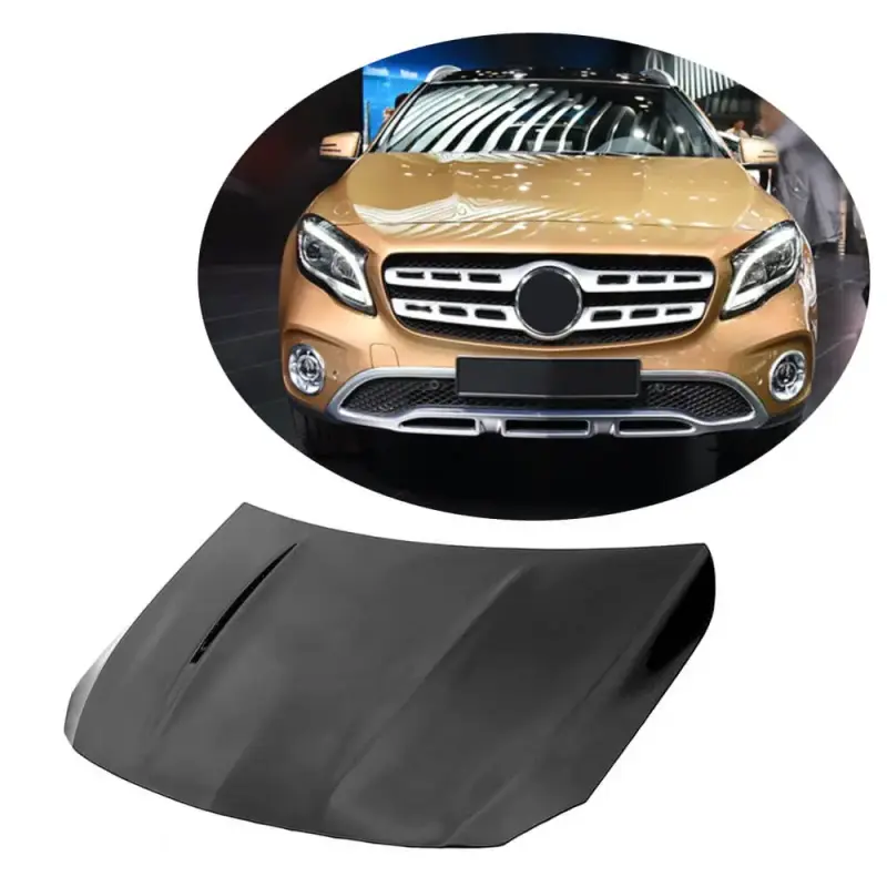Капот V1 (Карбон) для Mercedes-Benz GLA X156 2014–2019