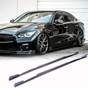 Бокові пороги V1 (для Q50, Карбон) для Infiniti Q50/Q60 2013–2024