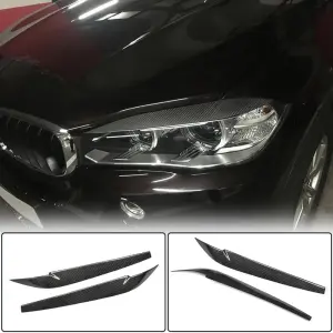 Вії на фари Сухий карбон V2 для BMW X6 F16 2014–2019