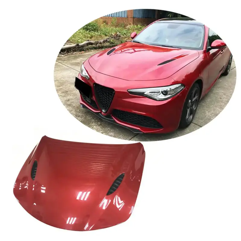 Капот V2 (Карбон) для Alfa Romeo Giulia 2016–2022