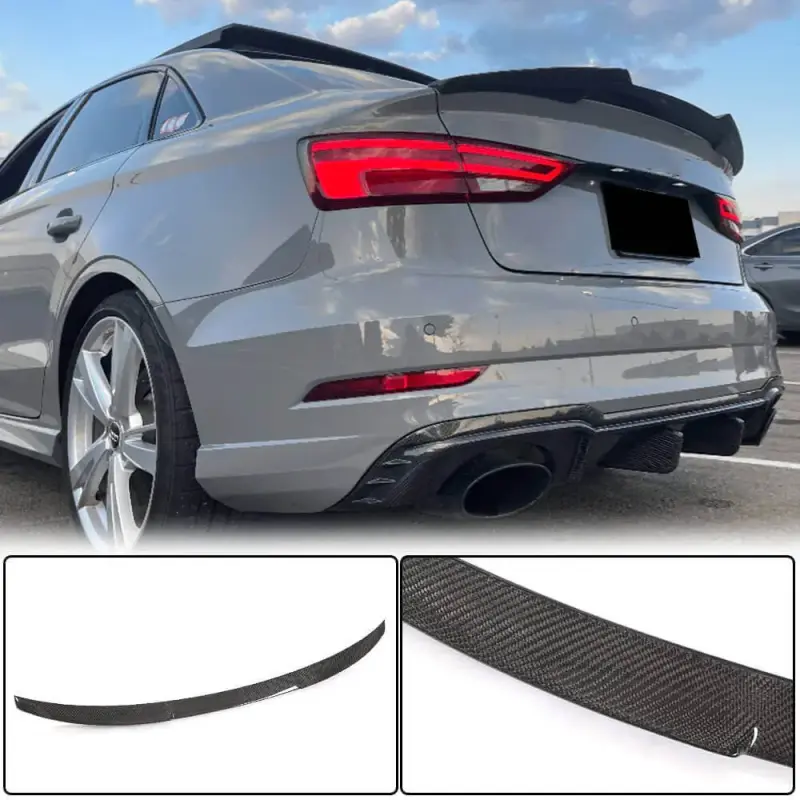 Спойлер V2 (для Sedan, Карбон) для Audi A3 2012–2020