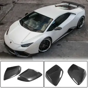 Накладки на дзекрала (Карбон) для Lamborghini Huracan 2014–