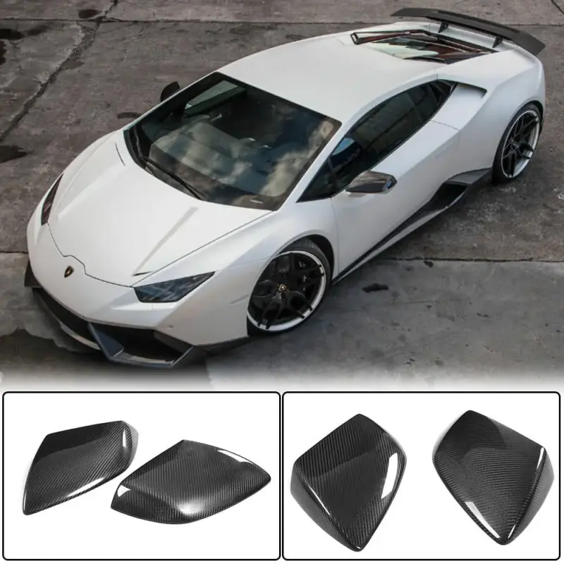 Накладки на дзекрала (Карбон) для Lamborghini Huracan 2014–