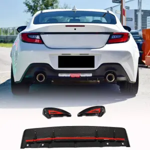 Дифузор заднього бампера V2 (2021-2023, Карбон) для Subaru BRZ 2021–