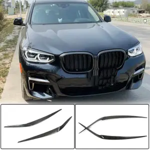 Вії на фари (2018-2021, Карбон) для BMW X3 G01 2018–