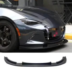 Накладка на передній бампер Lip V2 (2022+, Карбон) для Mazda MX-5 2014–