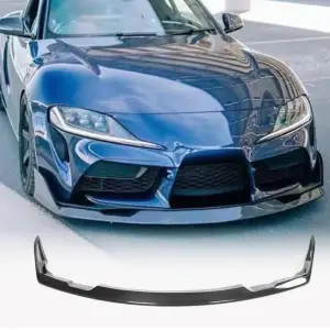 Накладка на передній бампер Lip (2022-2024, Карбон) для Toyota Supra 2019–