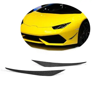 Накладка на передній бампер Flap V2 (Карбон) для Lamborghini Huracan 2014–