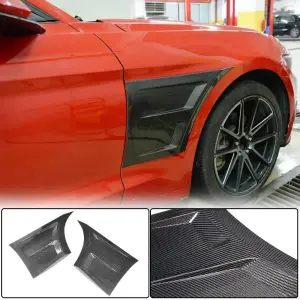 Накладки на передні крила (Карбон) для Ford Mustang 2015–2023