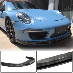 Накладка на передній бампер Lip (для Carrera 2011-2015, Карбон) для Porsche 911 (991) 2011–2019