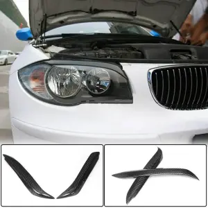 Вії на фари (Карбон) для BMW 1 серія E81/E82/E87/E88 2004–2011