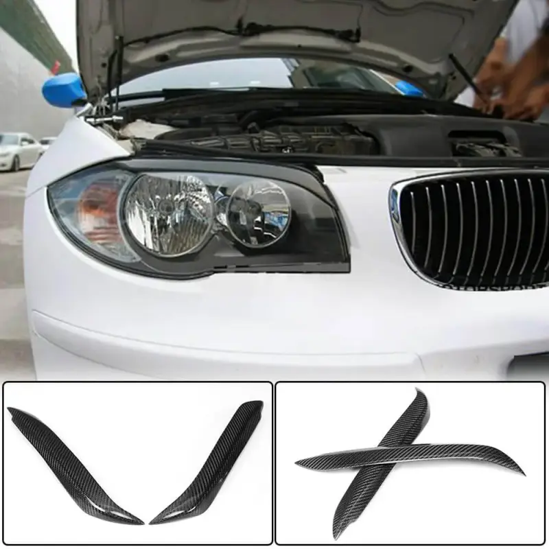 Вії на фари (Карбон) для BMW 1 серія E81/E82/E87/E88 2004–2011