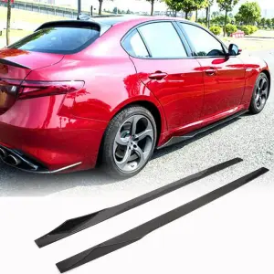 Бокові пороги V3 (для Base/Sport, Карбон) для Alfa Romeo Giulia 2016–2022