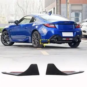 Накладки на задній бампер V1 (Карбон) для Subaru BRZ 2021–