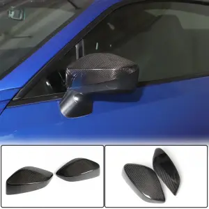 Накладки на дзеркала (Карбон) для Subaru BRZ 2012–2021
