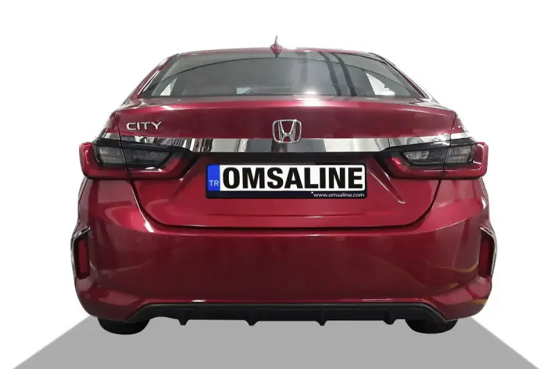Хром планка над номером SD (3 шт, нерж) для Honda City 2021–