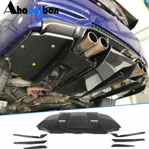 Дифузор заднього бампера V6 (для M3, Карбон) для BMW 3 серія E92/E93 2006–2013