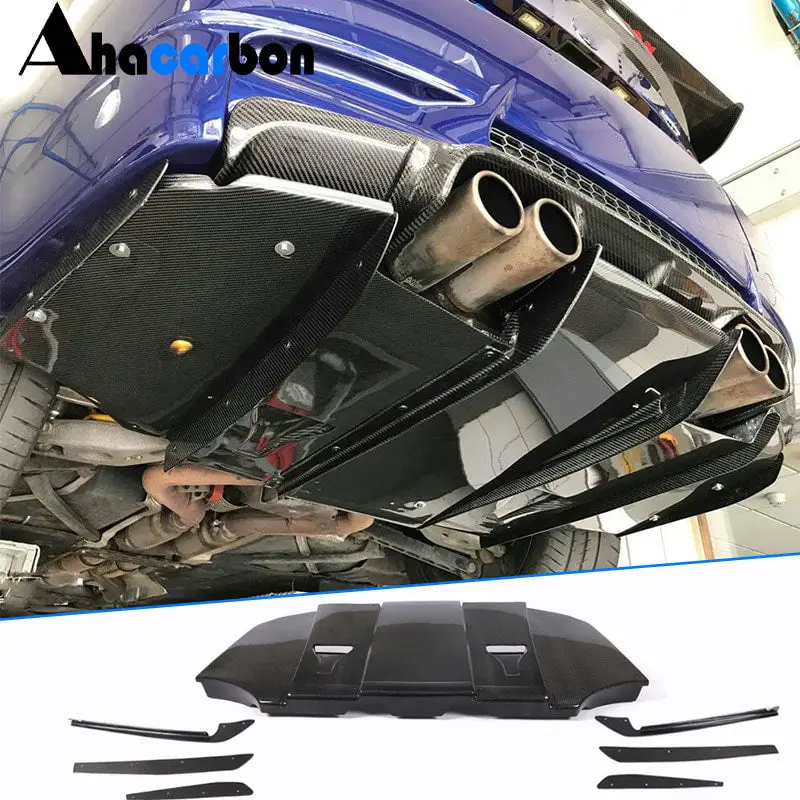 Дифузор заднього бампера V6 (для M3, Карбон) для BMW 3 серія E92/E93 2006–2013