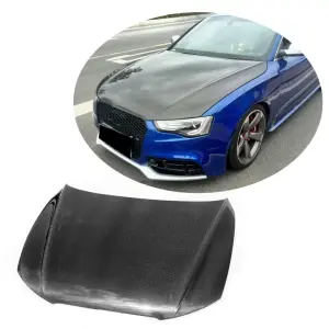 Капот двигуна (2012-2015, Карбон) для Audi A5 2007–2015
